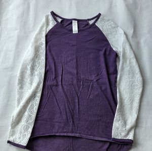 Women's long sleeve lace t shirt